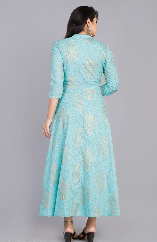 Firozi Anarkali single kurti