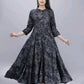 Dark Grey Anarkali single kurti