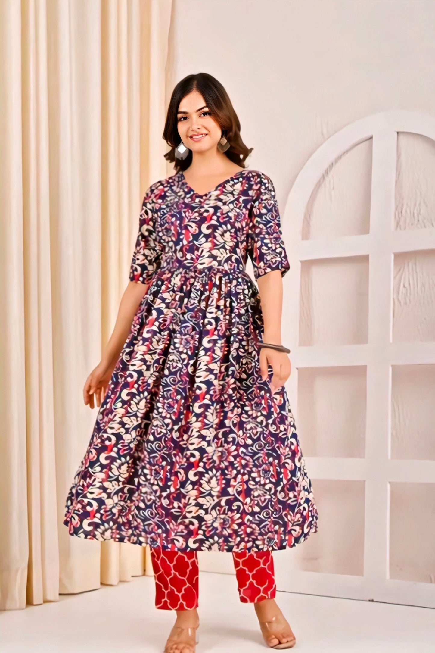 Stylish Pink cotton 3 pes set for Girls and womens