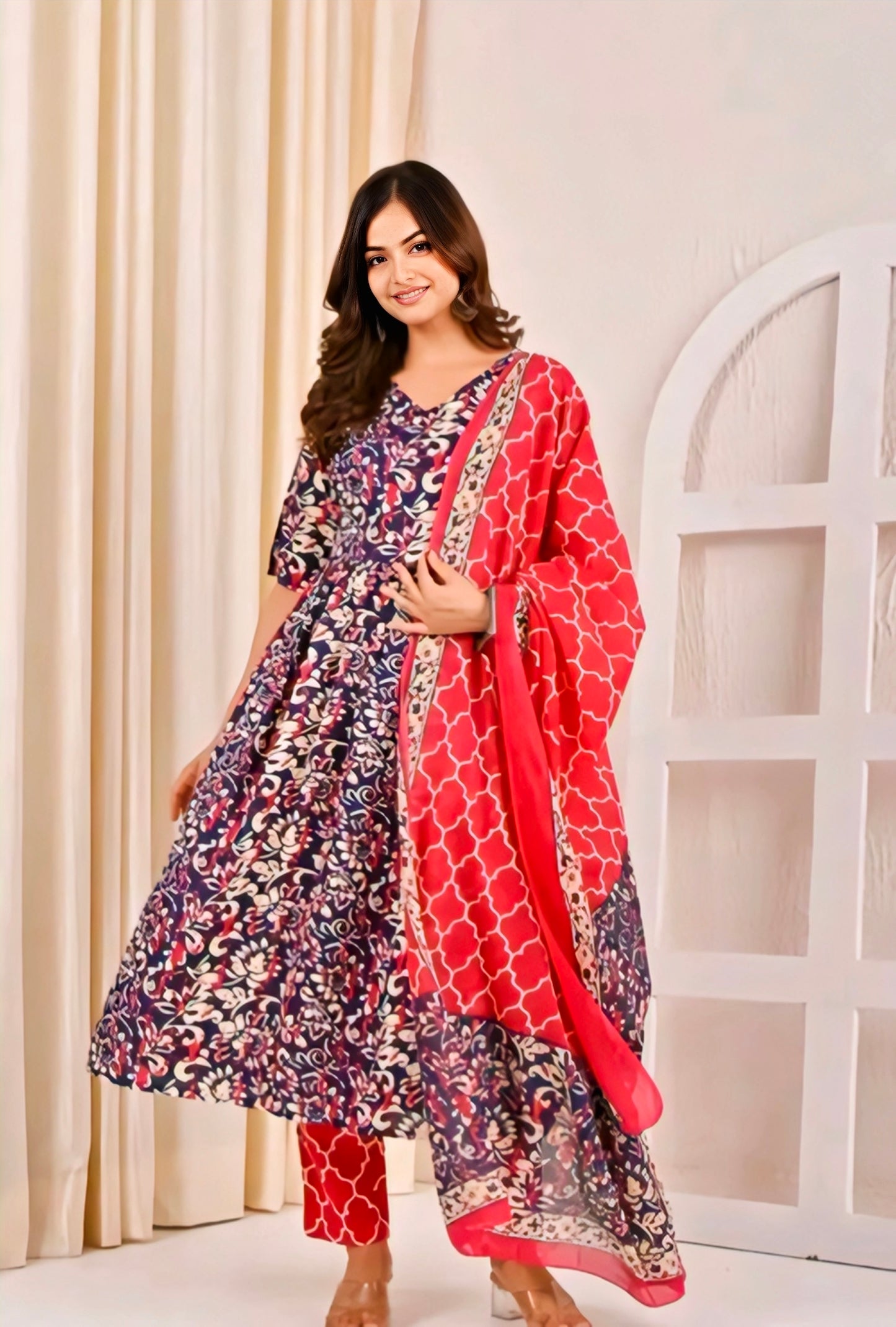 Stylish Pink cotton 3 pes set for Girls and womens