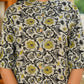 Grey Floral Cotton Kurta Set